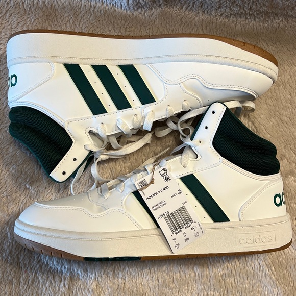 ADIDAS Hoops 3.0 Mid Classic Vintage Look Sneakers - Picture 6 of 13